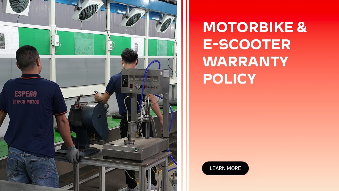 ESPERO DETECH MOTORBIKE & E-SCOOTER WARRANTY POLICY